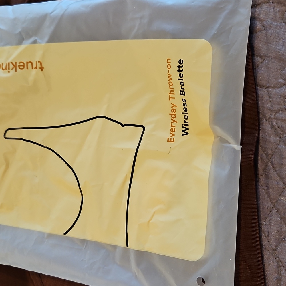 Truekind Everyday  Throw On,Wireless Bralette, Rose Pink,2XL - Picture 6 of 7